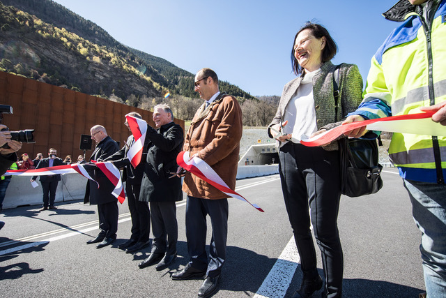 Le tunnel d’Eyholz est officiellement ouvert